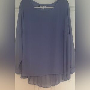 Jennifer Lopez blue top. Size 1XL